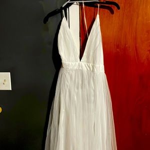 Elisabeth pleated tulle formal dress this dress is not padded in the bra area